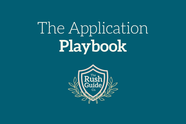 The Application Playbook &mdash; a digital guide to sorority recruitment applications and resumes