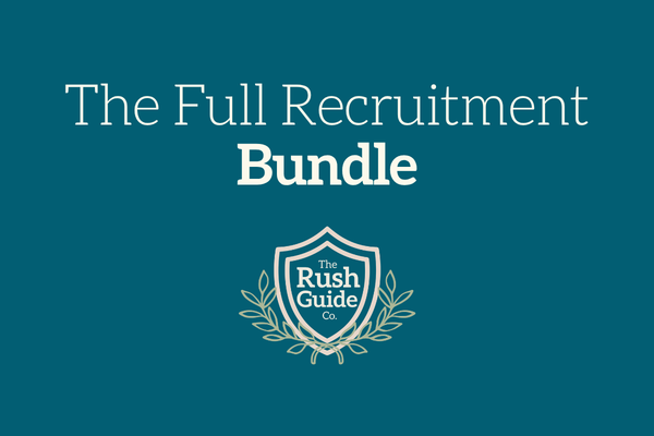 The Full Recruitment Bundle &mdash; all five sorority recruitment guides in one download