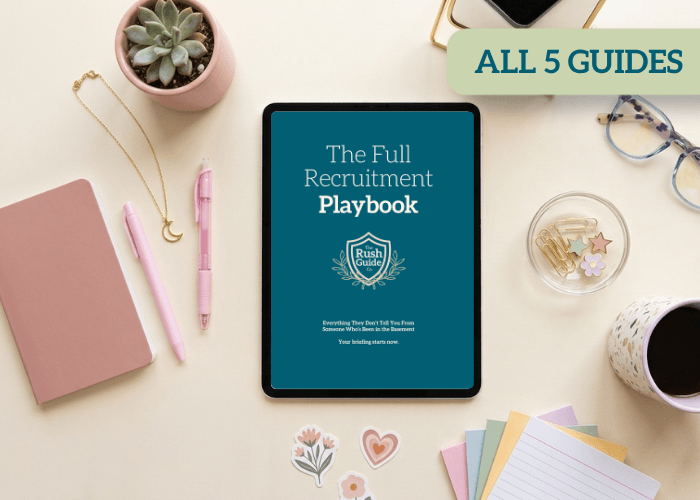 The Full Recruitment Bundle — all five sorority recruitment guides in one download
