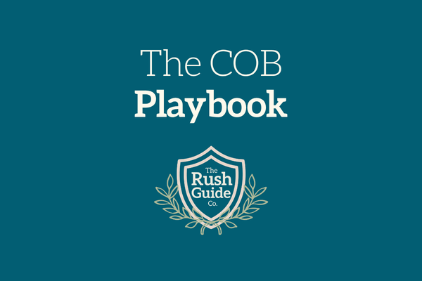 The COB Playbook, a digital guide to continuous open bidding in sorority recruitment